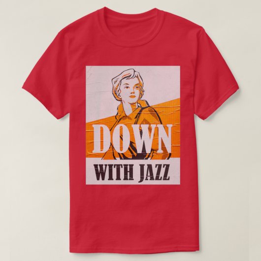Ben je met Jazz Devils Muziek of Gods Choir T-shirt (Design voorkant)