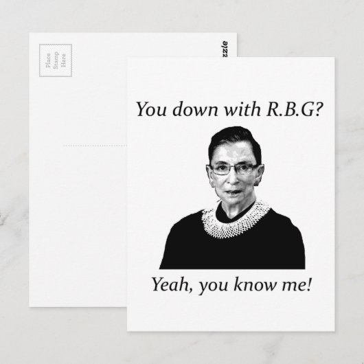 Ben je met RBG? Briefkaart (Voorkant / Achterkant)