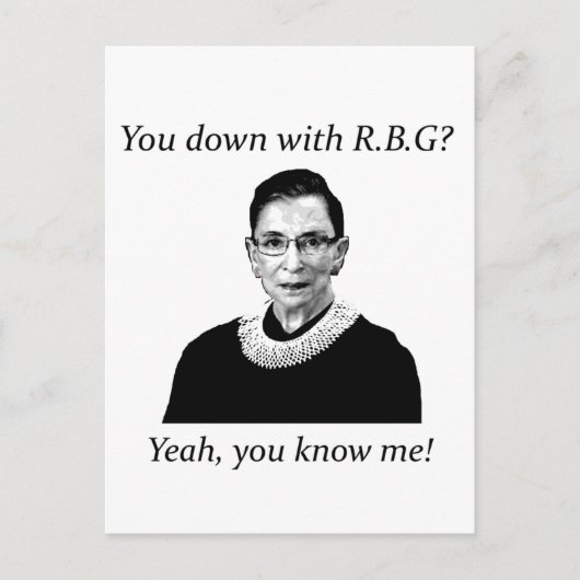 Ben je met RBG? Briefkaart (Voorkant)
