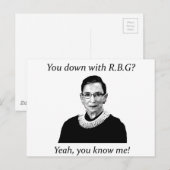 Ben je met RBG? Briefkaart (Voorkant / Achterkant)