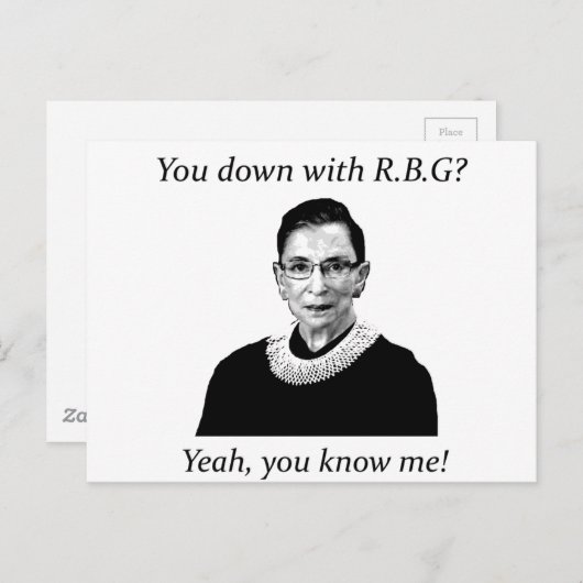 Ben je met RBG? Briefkaart (Voorkant / Achterkant)
