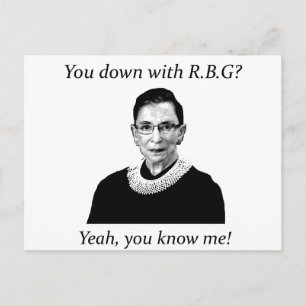 Ben je met RBG? Briefkaart