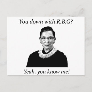 Ben je met RBG? Briefkaart