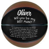 Ben je mijn beste aangepaste naam en tekst? basketbal (Voorkant)