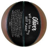 Ben je mijn beste aangepaste naam en tekst? basketbal (Verticaal)