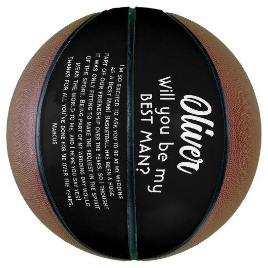 Ben je mijn beste aangepaste naam en tekst? basketbal (Verticaal)