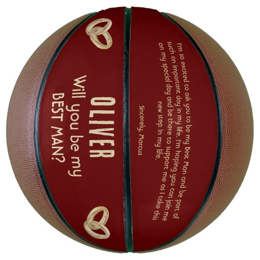 Ben je mijn beste maatnaam? basketbal (Verticaal)