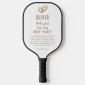 Ben je mijn beste maatnaam? pickleball paddle (Voorkant)