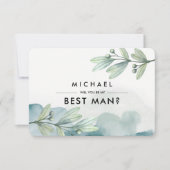 Ben je mijn beste man? Aangepaste uitnodigingen (Voorkant)