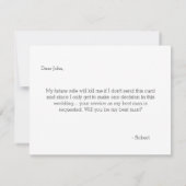 Ben je mijn beste man? | Groomsmannen Kaart (Achterkant)