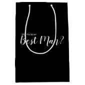 Ben je mijn beste man? Modern voorstel Medium Cadeauzakje (Voorkant)