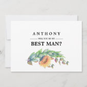 Ben je mijn beste man? Rustige zonnebloemen Kaart (Voorkant)