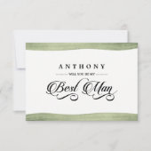 Ben je mijn beste man? Uitnodigingen tot waterverf (Voorkant)