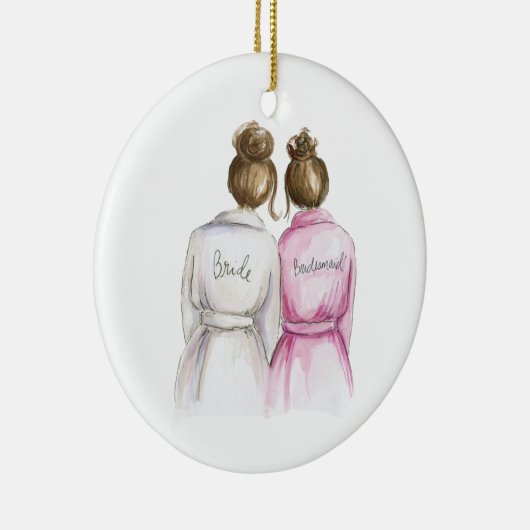 Ben je mijn BM? Br Bun Bride Br Keramisch Ornament (Rechts)