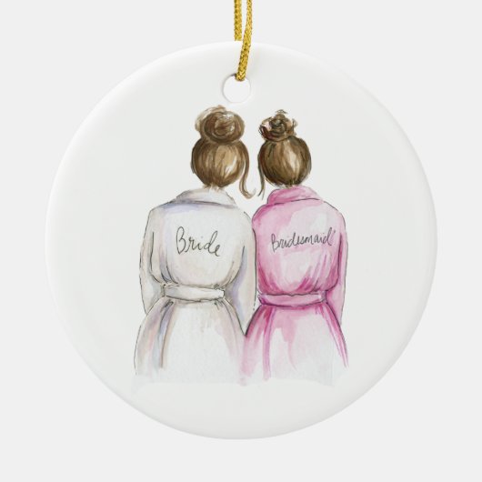 Ben je mijn BM? Br Bun Bride Br Keramisch Ornament (Voorkant)