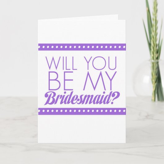 Ben je mijn Bridesmaid? (Voorkant)