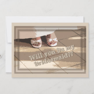Ben je mijn Bridesmaid? Bridesmaid-aanvraagkaart Kaart