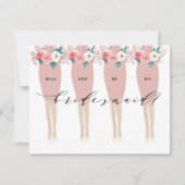 Ben je mijn Bridesmaid? | Bridesmaid Card Kaart (Voorkant)