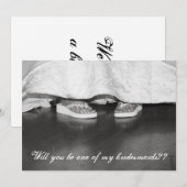 Ben je mijn Bridesmaid? Bridesmaids-kaart Kaart (Voorkant / Achterkant)