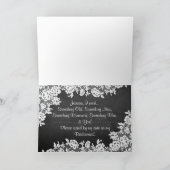 Ben je mijn Bridesmaid? Chalkboard en kant (Binnen)