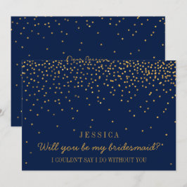 Ben je mijn Bridesmaid? Confetti Kaart