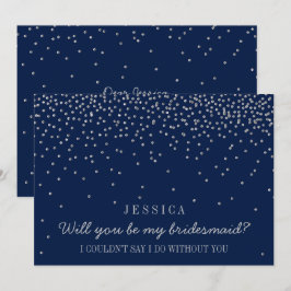 Ben je mijn Bridesmaid? Confetti Kaart