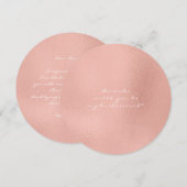 Ben je mijn Bridesmaid, die roze roze roze roodrog Kaart (Voorkant / Achterkant)