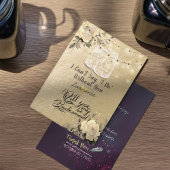 Ben je mijn Bridesmaid Floral Mason Jar Licht? Kaart