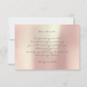 Ben je mijn Bridesmaid Gold Peach Pink Blush? Kaart (Achterkant)