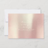 Ben je mijn Bridesmaid Gold Peach Pink Blush? Kaart (Voorkant)