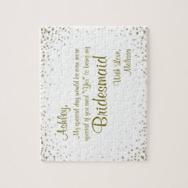 Ben je mijn Bridesmaid? Legpuzzel