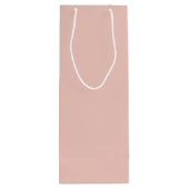 Ben je mijn Bridesmaid? Modern voorstel Wijn Cadeautas (Achterkant)