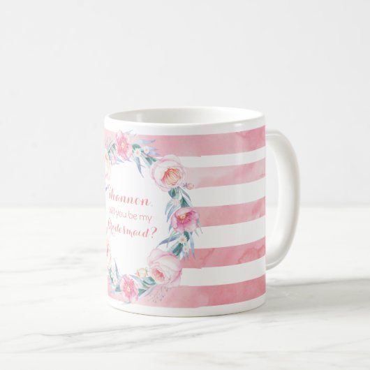 Ben je mijn Bridesmaid? Mok (Voorkant rechts)