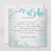 Ben je mijn Bridesmaid Silver Tiffany Wreath? Kaart (Achterkant)