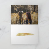 Ben je mijn Bridesmaid? Voorstel Gold Stroke Kaart (Binnen)