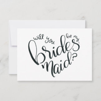 Ben je mijn Bridesmaid? - Voorstel van Bridesmaid RSVP Kaartje