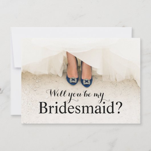 Ben je mijn Bridesmaid Weddenschap Dress? Kaart (Voorkant)