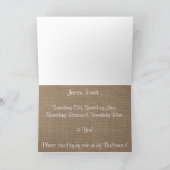 Ben je mijn Bridesmaid? Zonnebloem Rustic Burlap (Binnen)