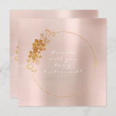 Ben je mijn bruidsbruin goudwitte, witte, witte, r kaart (Voorkant / Achterkant)