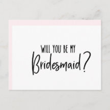 Ben je mijn bruidsmeisje, Bridesmaid Kaart?