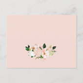 Ben je mijn bruidsmeisje Hydrangea Blush Floral? Uitnodiging Briefkaart (Achterkant)