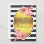 Ben je mijn bruidsmeisje? kaart (Voorkant)