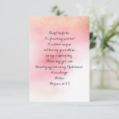 Ben je mijn bruidsmeisje? Minimale roze roze rozen Kaart (Staand voorkant)