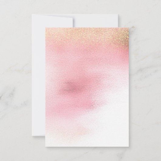 Ben je mijn bruidsmeisje? Minimale roze roze rozen Kaart (Achterkant)