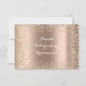 Ben je mijn bruidsroze roze roze Confetti? Kaart (Voorkant)