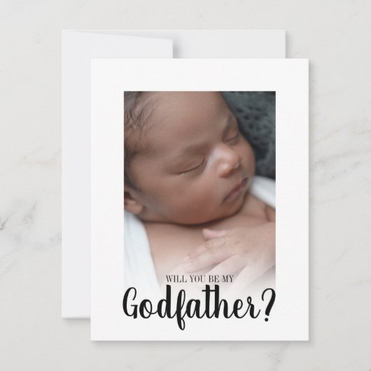 Ben je mijn Godfather? Platte Kaart (Voorkant)