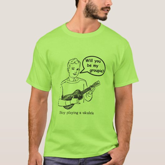 Ben je mijn groep? (Ukulele) T-shirt (Voorkant)