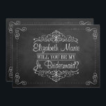 Ben je mijn Jr. Bridesmaid?  alkbord Kaart<br><div class="desc">Ben je mijn Jr. Bridesmaid?  ChalkboardKaarten</div>
