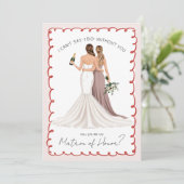 Ben je mijn matron van eer? Meisjes in geiten Kaart (Staand voorkant)