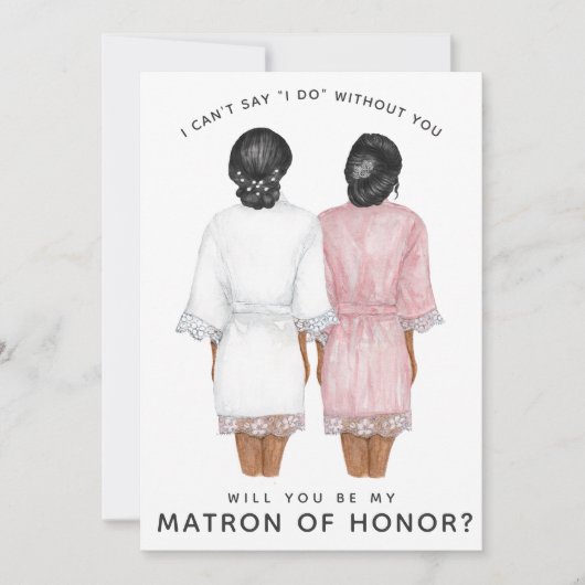 Ben je mijn matron van eer? Meisjes in Robes Inv Kaart (Voorkant)